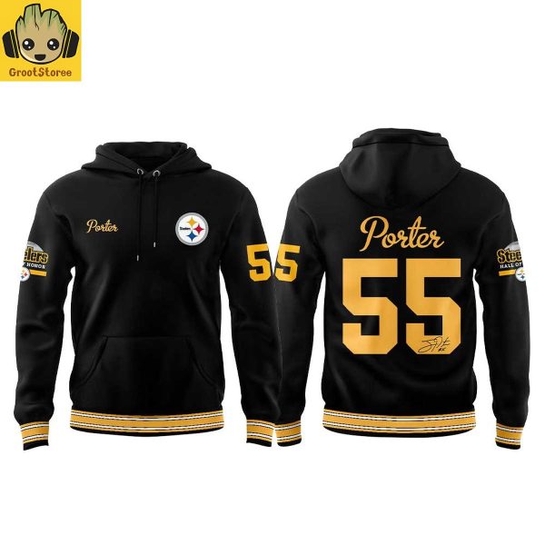 Joey Porter of Pittsburgh Steelers Into The Hall of Honor Hoodie