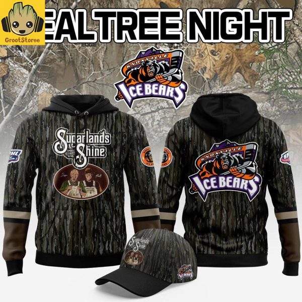 Knoxville Ice Bears Realtree Max Moonshine Camo Hoodie