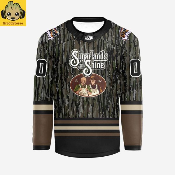 Knoxville Ice Bears Realtree Max Moonshine Camo Personalized Hockey Jersey