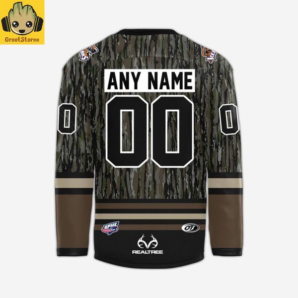 Knoxville Ice Bears Realtree Max Moonshine Camo Personalized Hockey Jersey