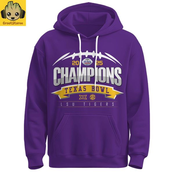 LSU Tiger Texas Bowl Champions 2025 Hoodie Shirt