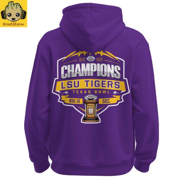 LSU Tiger Texas Bowl Champions 2025 Hoodie Shirt