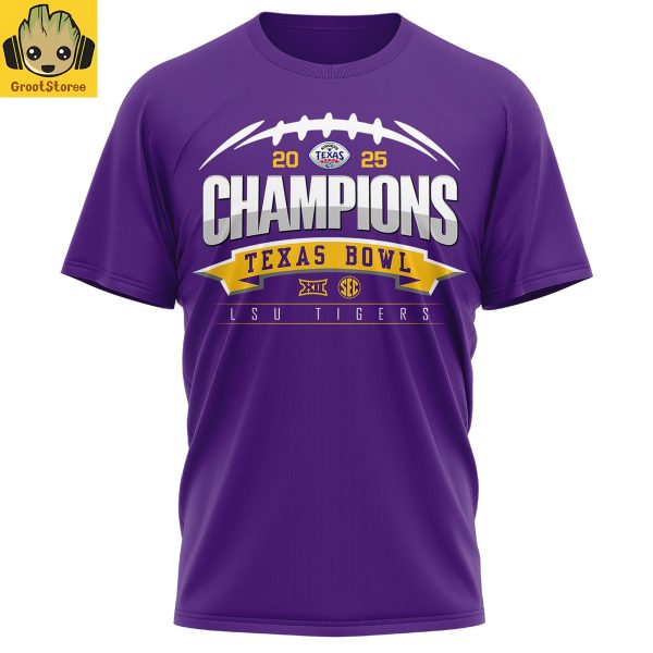 LSU Tiger Texas Bowl Champions 2025 Hoodie Shirt