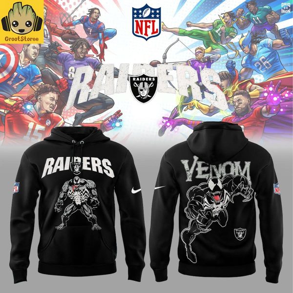 Las Vegas Raiders x Venom Hoodie Shirt