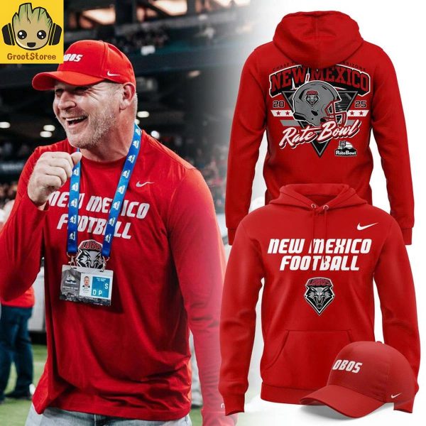 Legend Brian Urlacher New Mexico Lobos Rate Bowl 2025 Hoodie