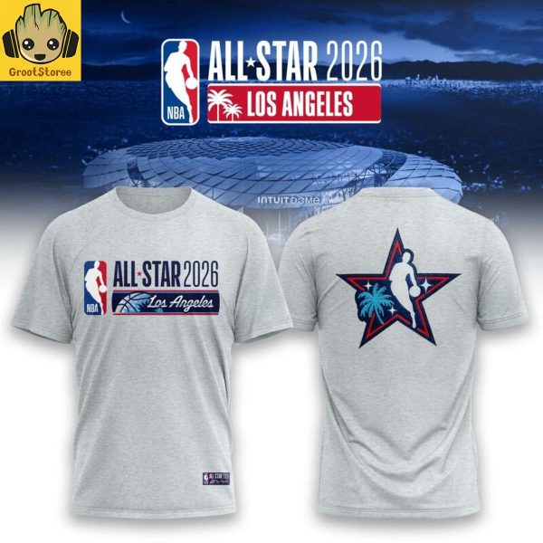 Los Angeles NBA All Stars Night 2026 Gray Hoodie Shirt