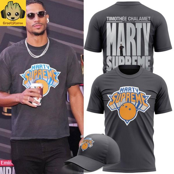 Marty Supreme x New York Knicks Logo Hoodie T Shirt
