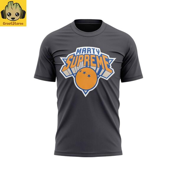 Marty Supreme x New York Knicks Logo Hoodie T Shirt