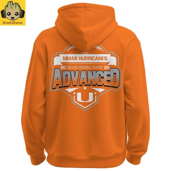 Miami Hurricanes 2025 College Football Playoff Advanced Hoodie T Shirt