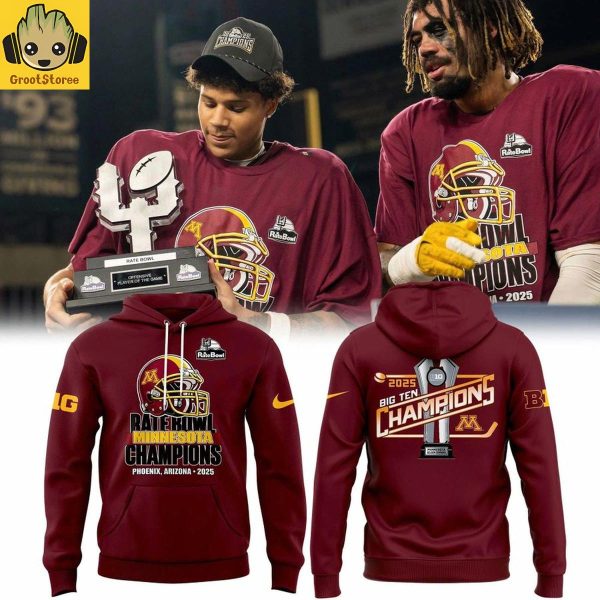 Minnesota Golden Gophers Champions 2025 Hoodie T-Shirt