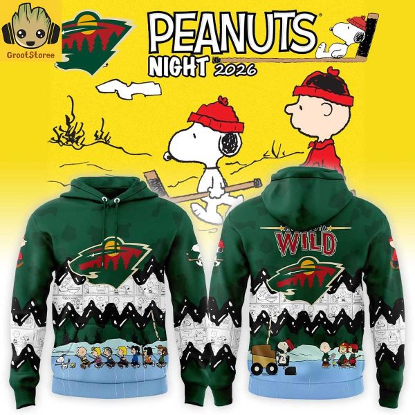 Minnesota Wild x Peanuts Night 2026 Hoodie T-Shirt