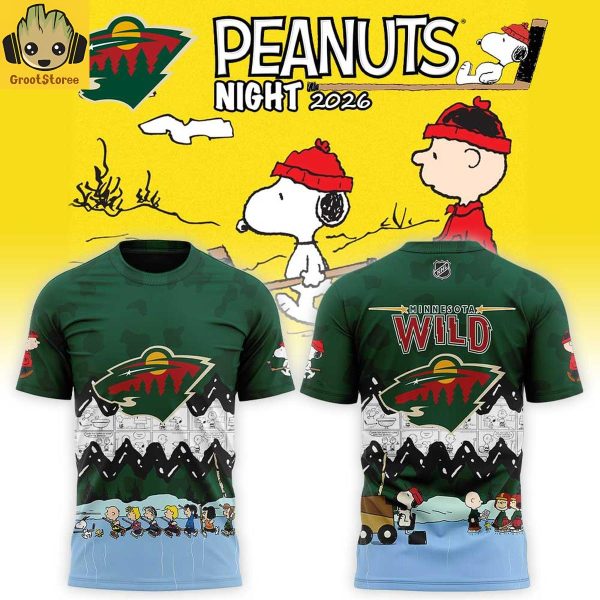 Minnesota Wild x Peanuts Night 2026 Hoodie T Shirt