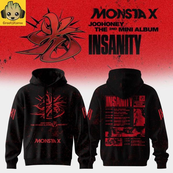 Monsta X 2nd Mini Album Insanity Hoodie