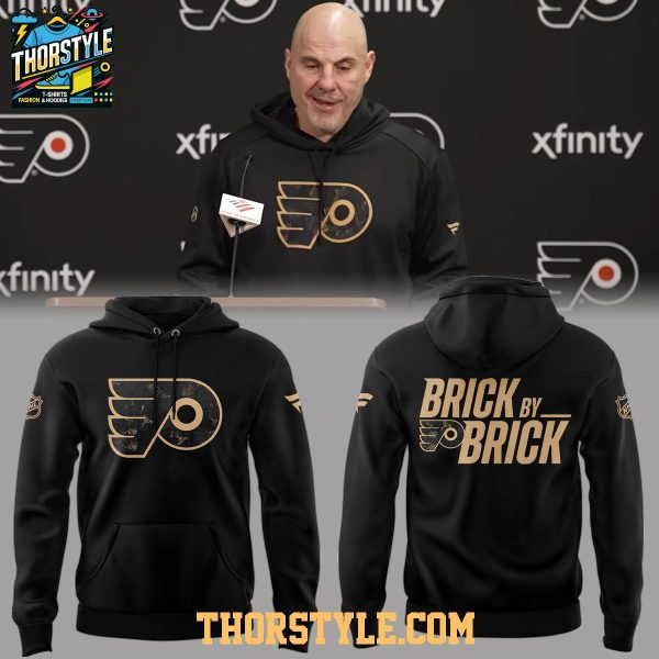 NHL Philadelphia Flyers Brick by Brick Military Appreciation Practice Hoodie