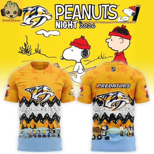 Nashville Predators x Peanuts Night 2026 Hoodie T Shirt