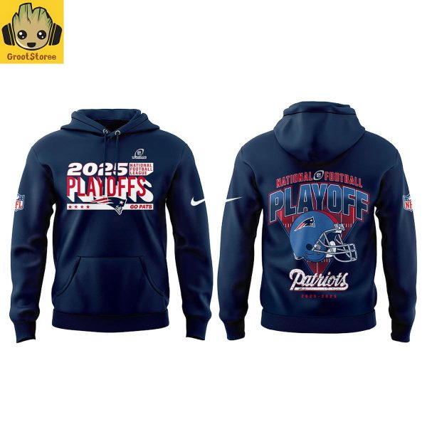 New England Patriots 2025 NFL Playoff Clinched Hoodie T Shirt