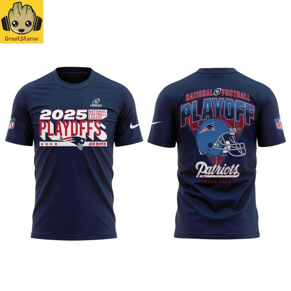 New England Patriots 2025 NFL Playoff Clinched Hoodie T Shirt