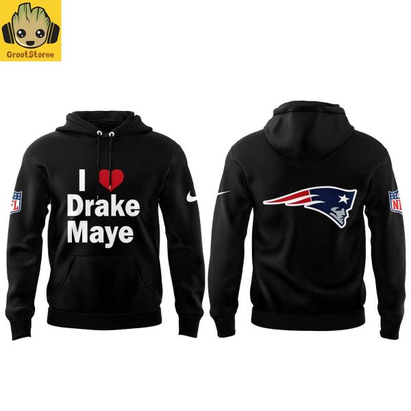 New England Patriots Love Drake Maye Hoodie T Shirt