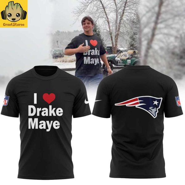 New England Patriots Love Drake Maye Hoodie T Shirt