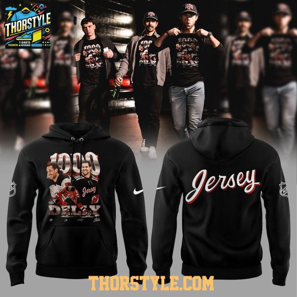 New Jersey Devils Dillon’s 1000th NHL Game Hoodie