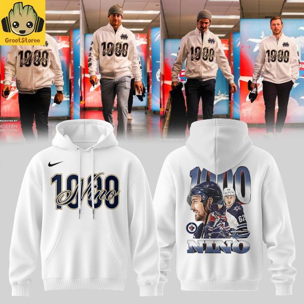 Nino Niederreiter 1000 Games Hoodie T Shirt