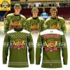 Anaheim Ducks Peanuts Celebrating Christmas Jersey