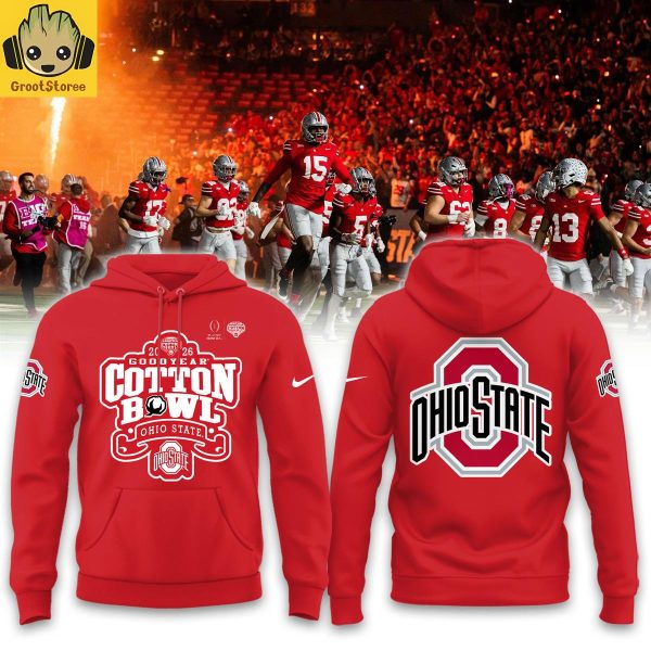Ohio State Buckeyes Goodyear Cotton Bowl 2026 Hoodie T-Shirt