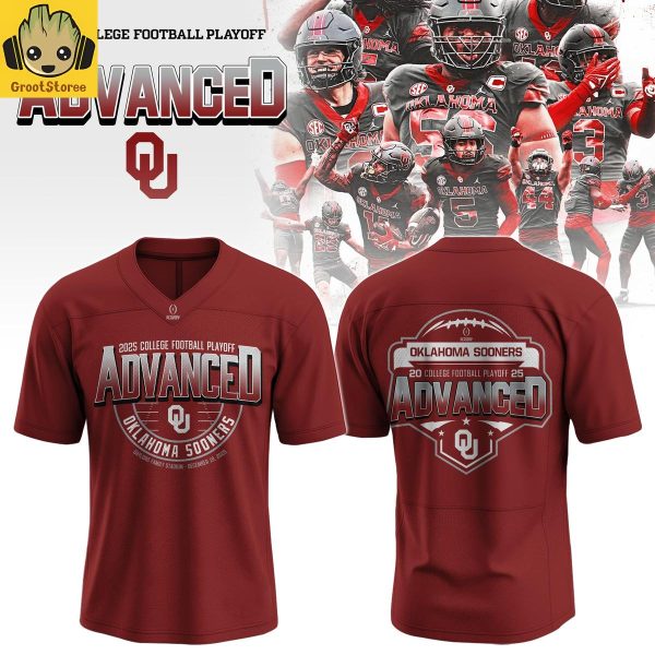 Oklahoma Sooners 2025 College Football Playoff Advanced Football Jersey