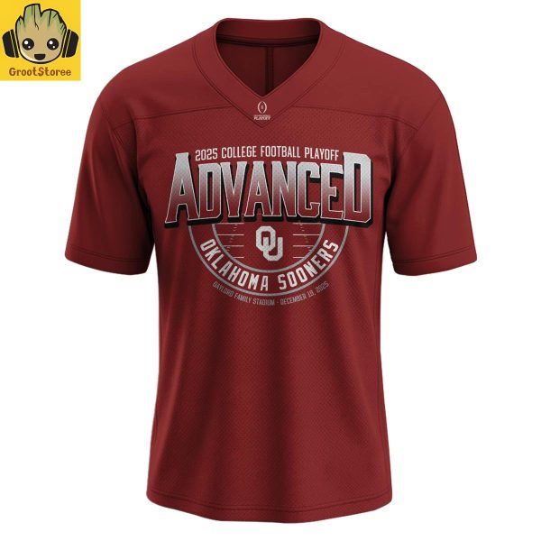 Oklahoma Sooners 2025 College Football Playoff Advanced Football Jersey