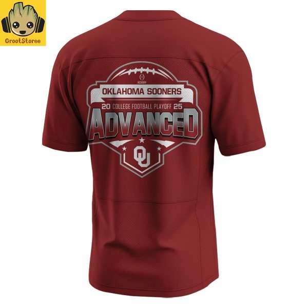 Oklahoma Sooners 2025 College Football Playoff Advanced Football Jersey