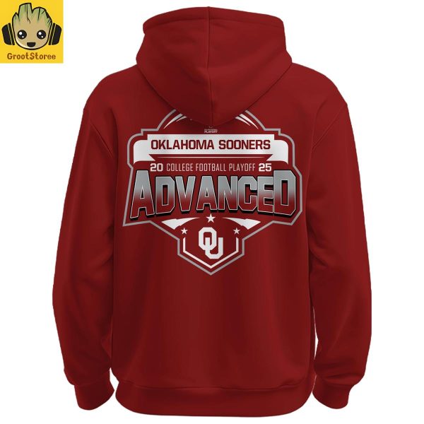 Oklahoma Sooners 2025 College Football Playoff Advanced Hoodie Shirt