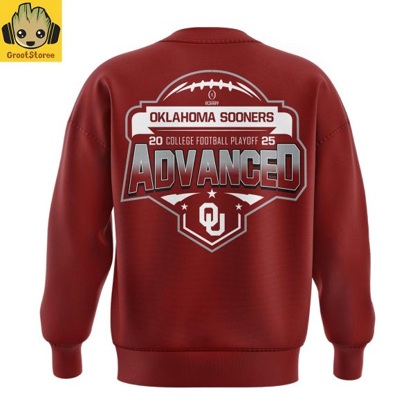Oklahoma Sooners 2025 College Football Playoff Advanced Hoodie Shirt