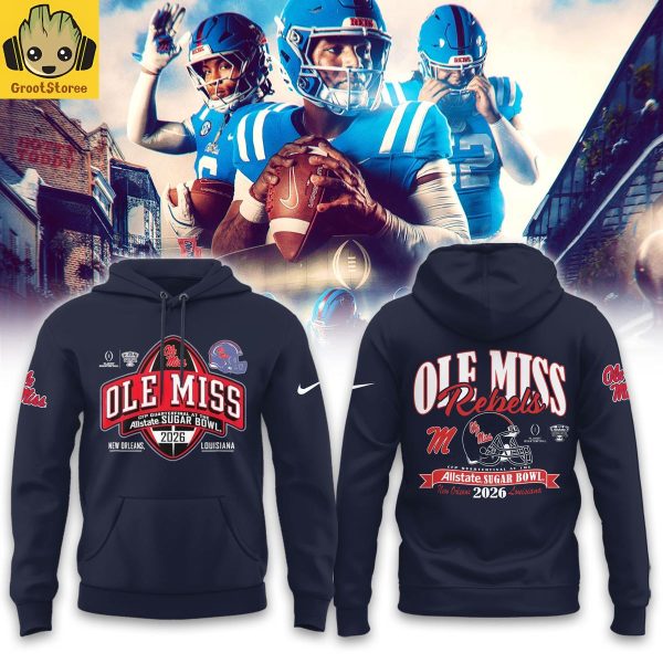 Ole Miss Rebels AllState Sugar Bowl 2026 Hoodie Shirt