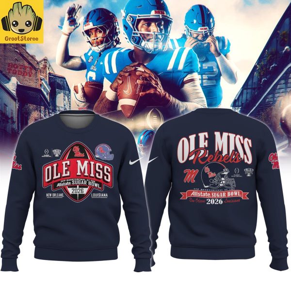 Ole Miss Rebels AllState Sugar Bowl 2026 Hoodie Shirt