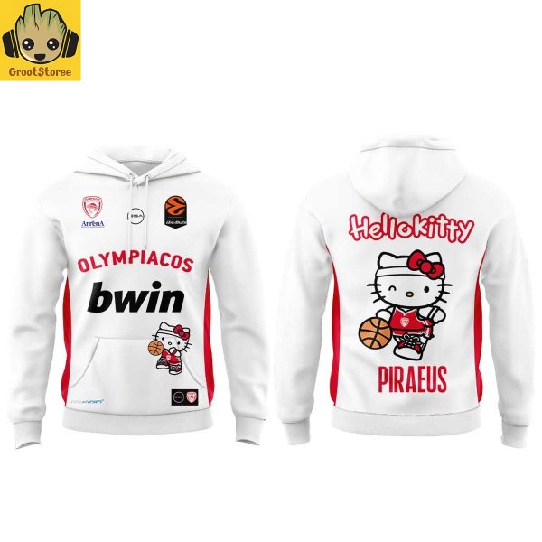 Olympiacos B.C x Hello Kitty New Hoodie