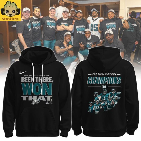 Philadelphia Eagles NFC East Division Champions 2025 Hoodie Shirt