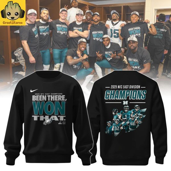 Philadelphia Eagles NFC East Division Champions 2025 Hoodie Shirt