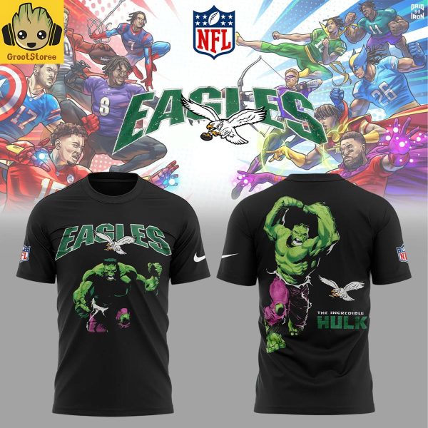 Philadelphia Eagles x The Incredible Hulk Hoodie Shirt