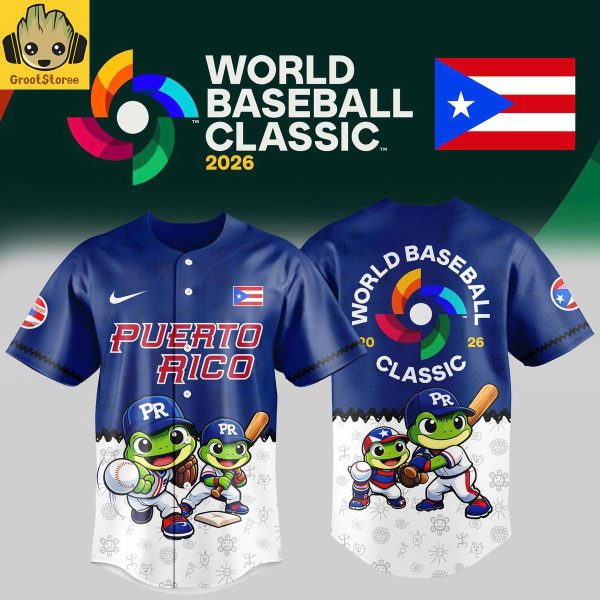 Puerto Rico World Baseball Classic 2026 Baseball Jersey