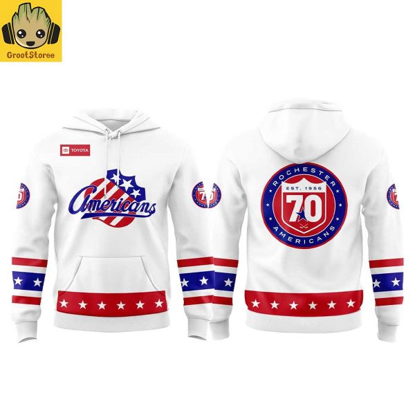 Rochester Americans 70th Anniversary Throwback Night 2025 Hoodie