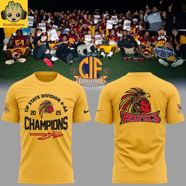 San Diego State Aztecs 2025 CIF State Division 4 AA Football Championships Hoodie T Shirt 3 Bjmmb.jpg