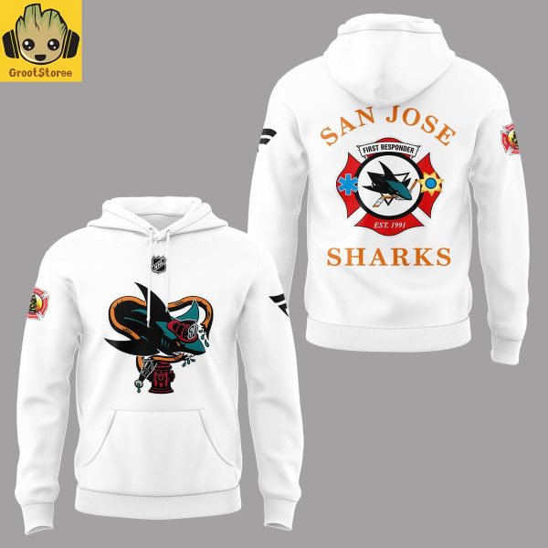 San Jose Sharks x First Responders Night 2026 Hoodie Shirt