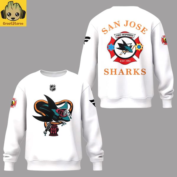 San Jose Sharks x First Responders Night 2026 Hoodie Shirt