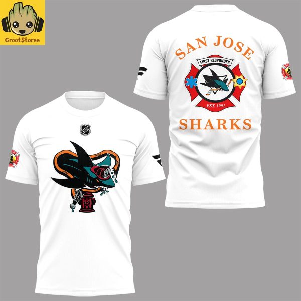 San Jose Sharks x First Responders Night 2026 Hoodie Shirt