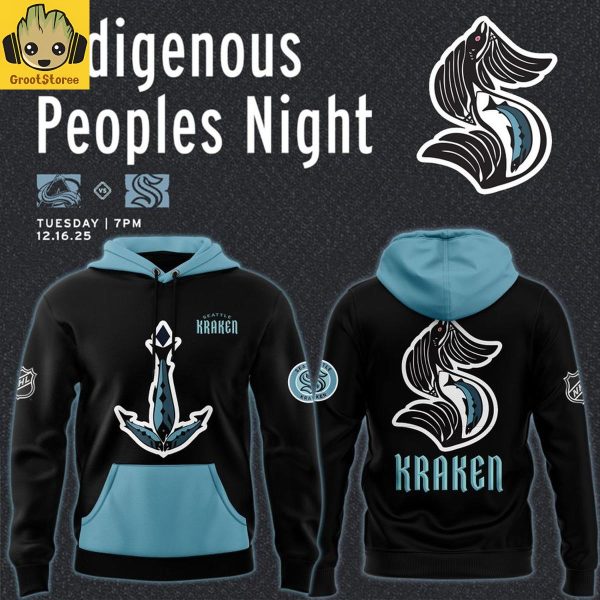 Seattle Kraken Indigenous People Night 2025 Hoodie