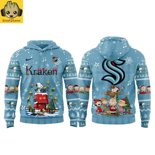 Seattle Kraken Snoopy Christmas 2025 Hoodie