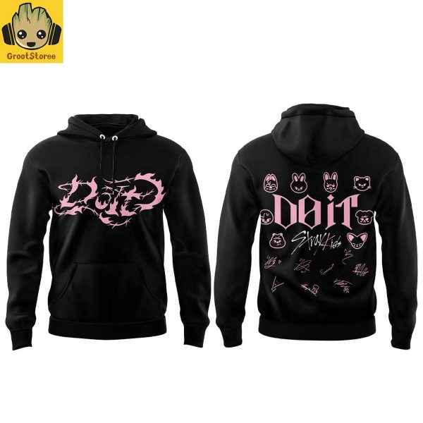 Stray Kids Do It New Album Black Hoodie T Shirt