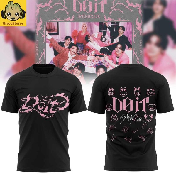 Stray Kids Do It New Album Black Hoodie T Shirt