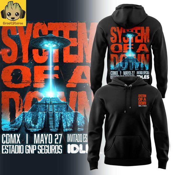 System of a Down SOAD x CDMX 2026 Hoodie T Shirt