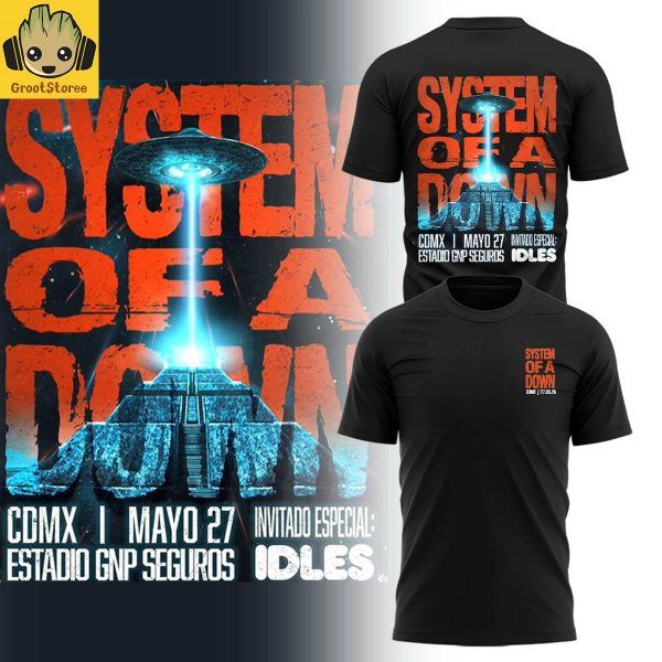 System of a Down SOAD x CDMX 2026 Hoodie T Shirt
